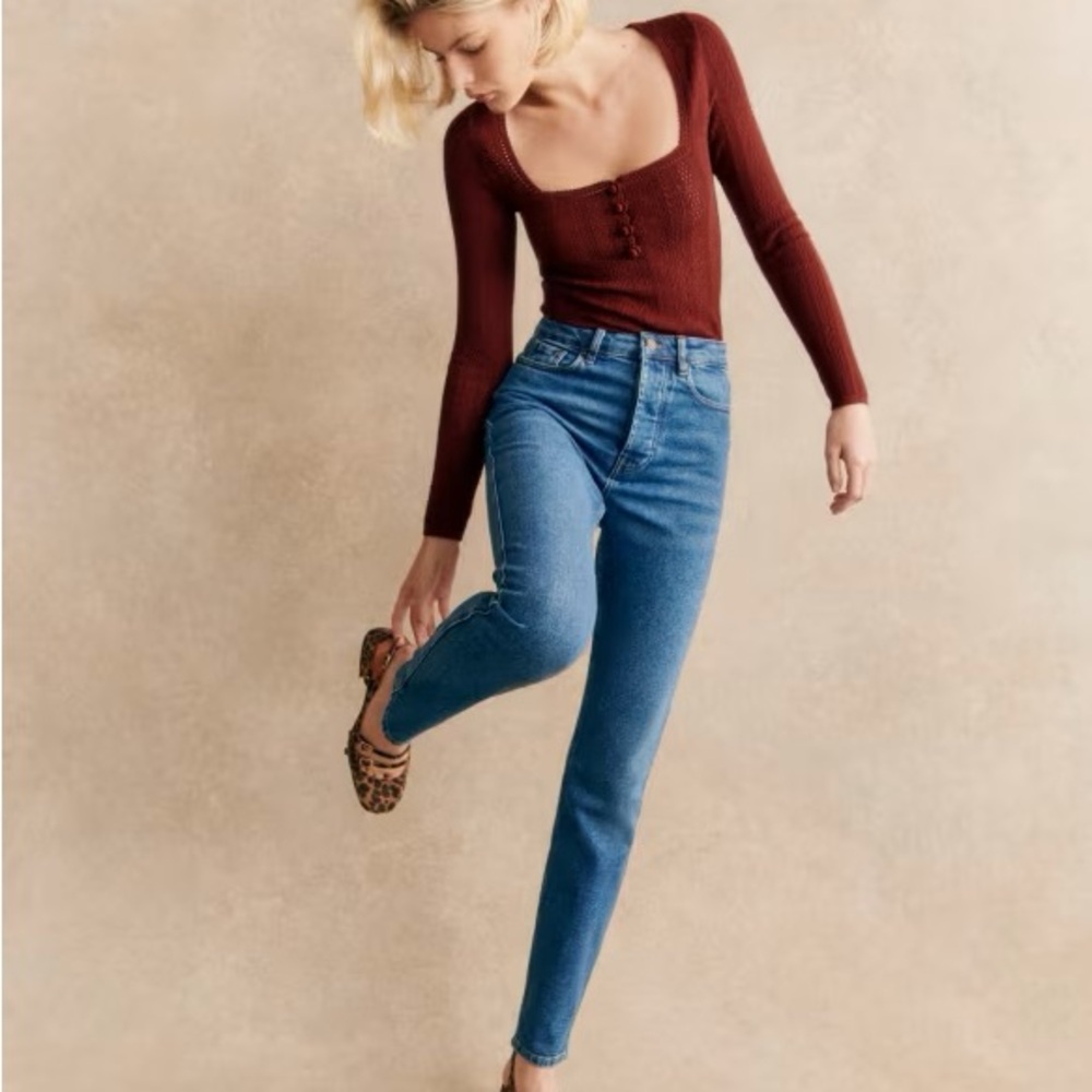 SEZANE BRUT SEXY size 24 in Denim Blue